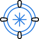 Icon of a compass with primary directions